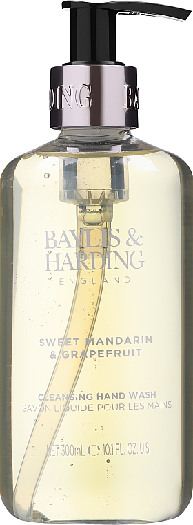 Набор - Baylis & Harding Sweet Mandarin & Grapefruit (h/wash/300ml + h/cr/130ml + h/lot/300ml) — фото N4