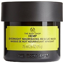 Духи, Парфюмерия, косметика Ночная маска «Конопля» - The Body Shop Hemp Overnight Nourishing Rescue Mask (мини)