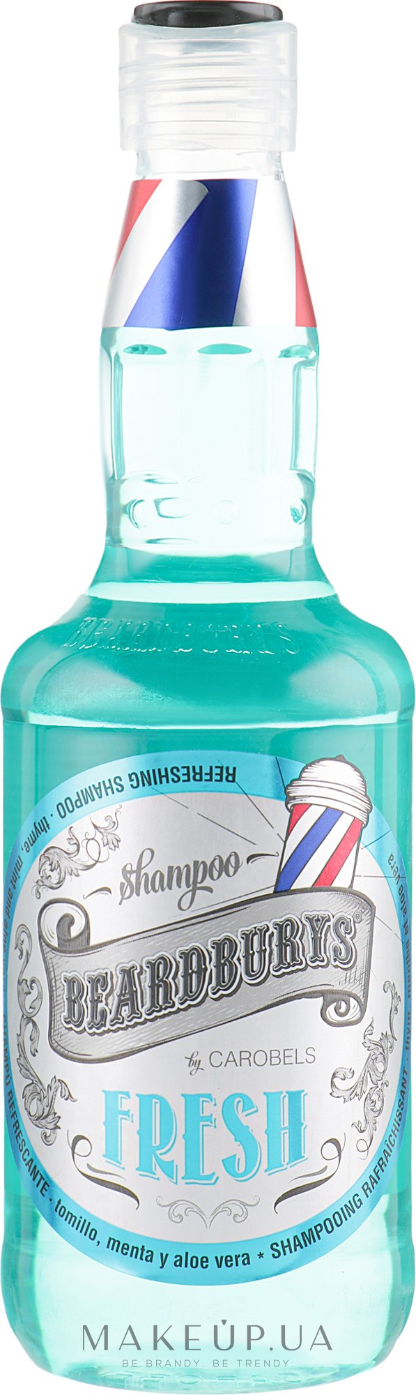Шампунь освежающий с экстрактом ментола - Beardburys Fresh Shampoo — фото 330ml