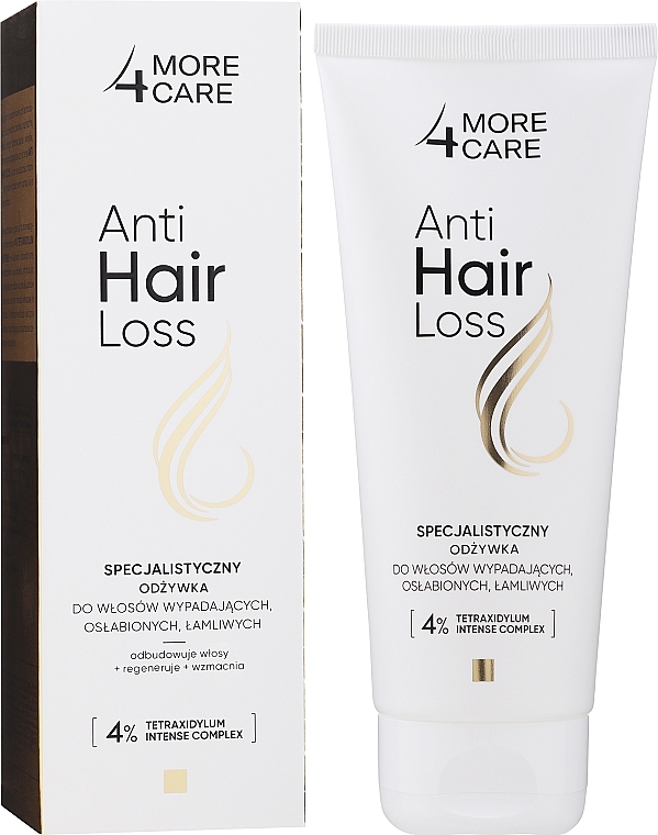 Кондиціонер для ослабленого, ламкого і випадаючого волосся - More4Care Anti Hair Loss — фото N1