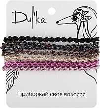 Парфумерія, косметика Набір різнобарвних гумок для волосся UH717783, 7 шт - Dulka