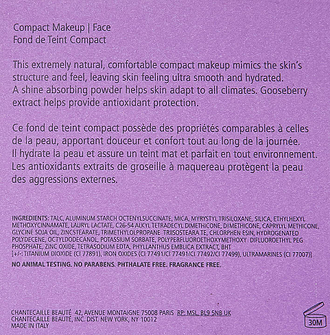 Пудра компактная - Chantecaille Compact Makeup Powder Foundation  — фото N4