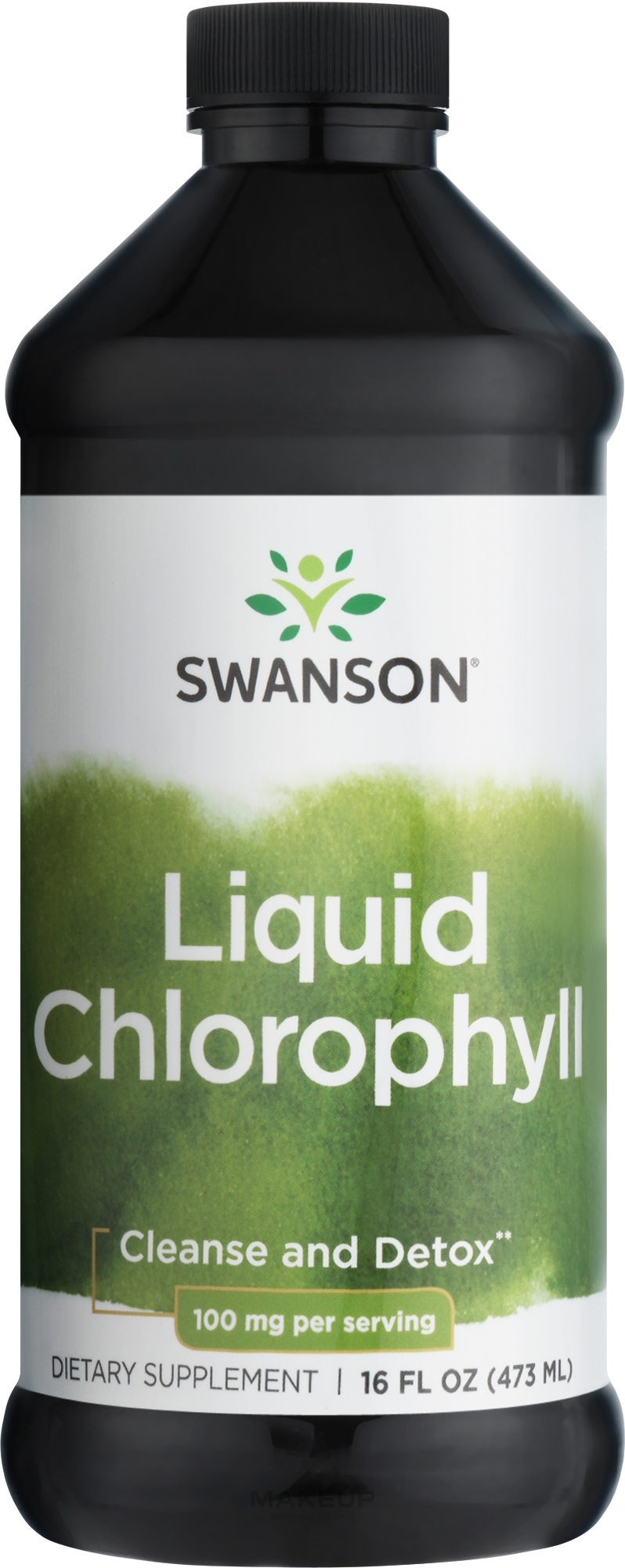 Пищевая добавка "Хлорофилл жидкий" - Swanson Liquid Chlorophyll — фото 473ml