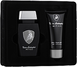 Tonino Lamborghini Mitico - Набор (edt/75ml + ash/balm/100ml) — фото N2