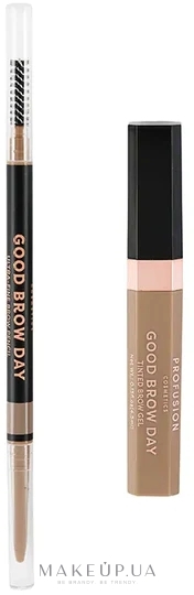 Набір для брів - Profusion Cosmetics Good Brow Day Waterproof Brow Pen — фото Blonde