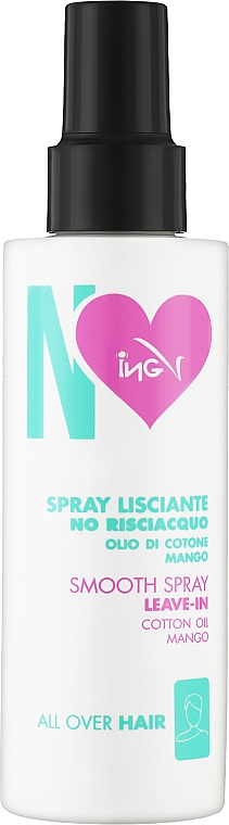 Разглаживающий спрей для волос - ING Professional Smooth Spray Leave-In — фото N1