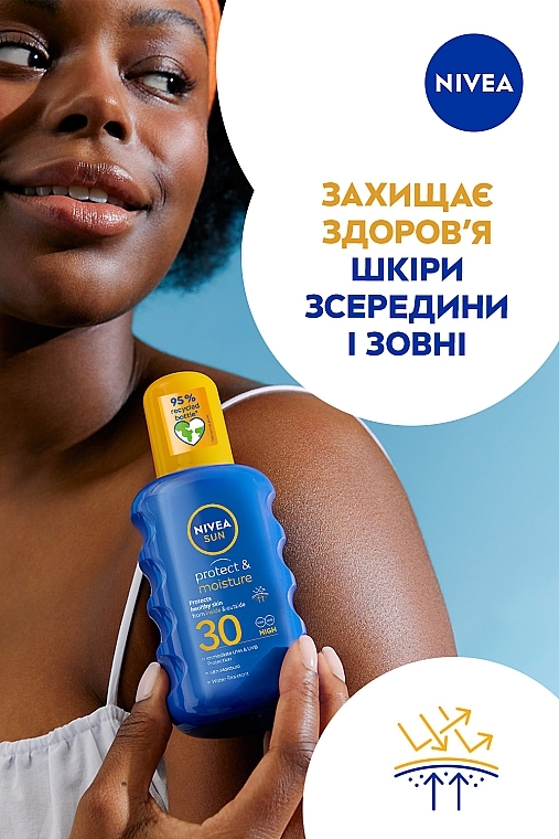 Солнцезащитный спрей "Защита и увлажнение" SPF 30 - NIVEA SUN Protect & Moisture — фото N8