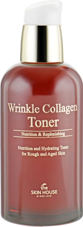 Антивіковий тонік для обличчя з колагеном - The Skin House Wrinkle Collagen Toner — фото N2
