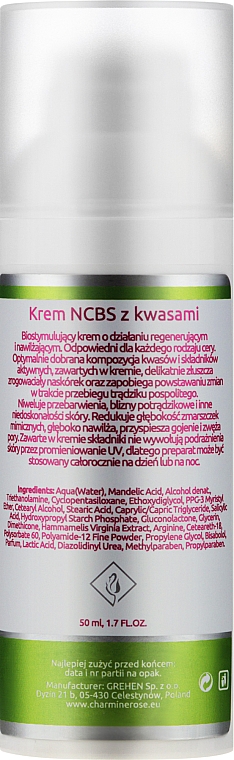 Крем з кислотами - Charmine Rose NCBS Acid Cream — фото N2