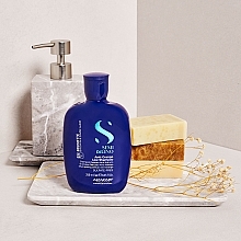 Шампунь для каштановых и темных волос - AlfaParf Milano Semi Di Lino Brunette Anti-Orange Low Shampoo — фото N5