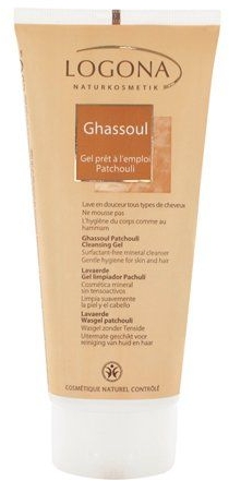 Крем-паста миюча для жирної шкіри тіла - Logona Mineral Cleansers Rhassoul Patchouli Cleansing Gel — фото N1