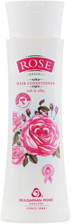 Бальзам для волосся Soft & Silky - Bulgarska Rosa Rose Conditioner With Natural Rose Oil