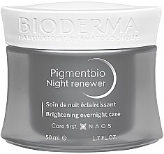 Осветляющий ночной крем для лица - Bioderma Pigmentbio Night Renewer Brightening Overnight Care — фото N2
