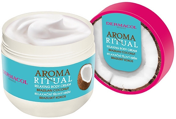 Крем для тіла "Бразильський кокос" - Dermacol Aroma Ritual Brazilian Coconut Body Cream — фото N2