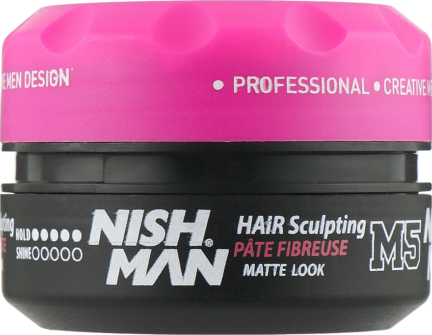 Паста для волосся - Nishman Fibre Paste Matte Look M5 — фото N2