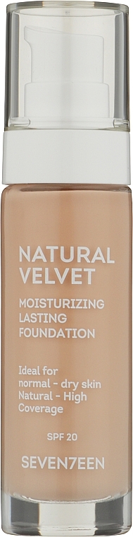 Тональный крем - Seventeen Natural Velvet Moisturizing Lasting Foundation