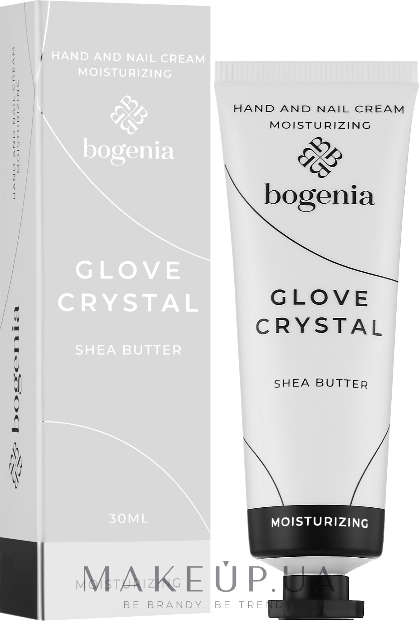 Крем для рук і нігтів зволожувальний - Bogenia Glove Crystal Moisturizing Hand And Nail Cream — фото 30ml