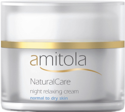 Парфумерія, косметика Нічний живильний гель з олією арганії - Amitola NaturalCare Night Relaxing Cream