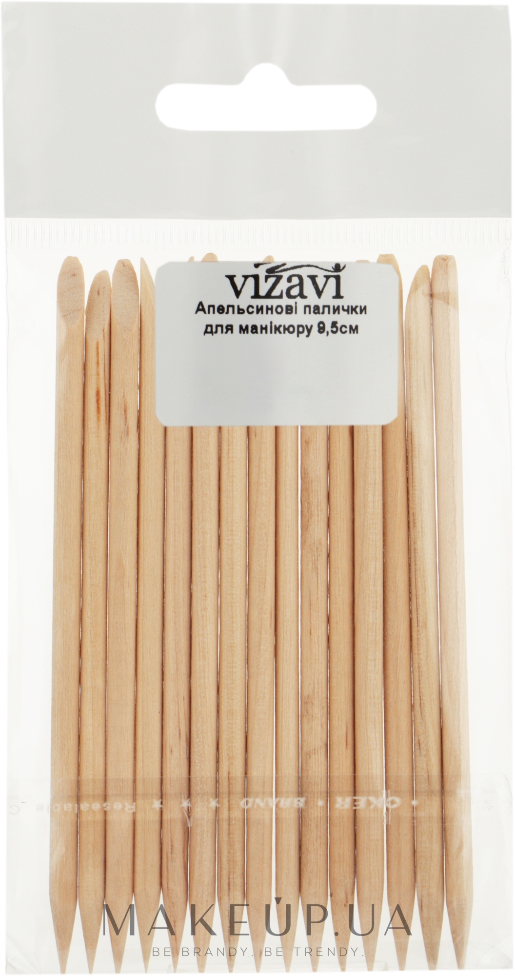Апельсиновые палочки для маникюра, 9,5 см - Vizavi Professional  — фото 15шт
