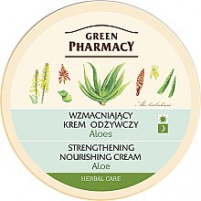 Крем для лица "Алоэ" - Green Pharmacy Strengthening Nourishing Cream Aloe — фото N2