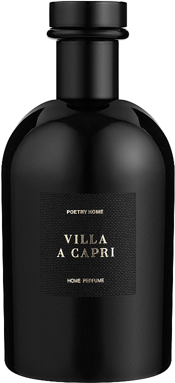 Poetry Home Villa A Capri Black Round Collection - Парфумований дифузор — фото N1