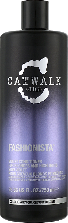 Фиолетовый кондиционер для волос - Tigi Catwalk Fashionista Violet Conditioner — фото N3