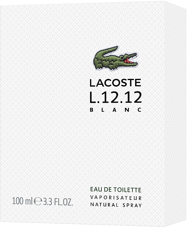 УЦЕНКА Lacoste Eau De L.12.12 Blanc - Туалетная вода * — фото N3