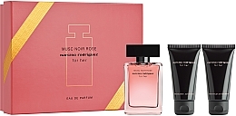 Духи, Парфюмерия, косметика Narciso Rodriguez Musc Noir Rose - Набор (edp/50ml + b/lot/50ml + sh/gel/50ml)