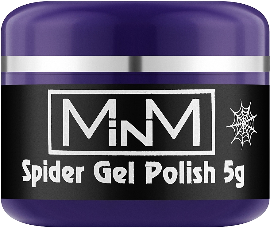 Гель-краска "Паутинка" для дизайна ногтей - M-in-M Spider — фото N1