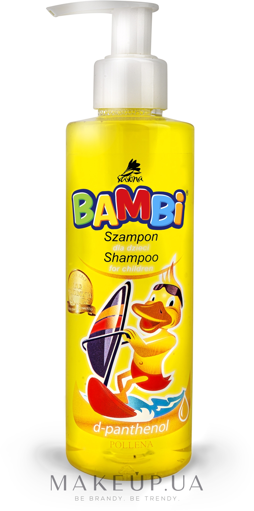Шампунь для детей (с дозатором) - Pollena Savona Bambi D-phantenol Shampoo — фото 200ml