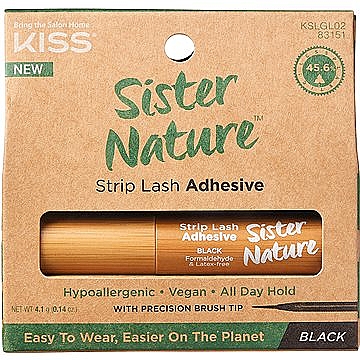 Клей для ресниц - Kiss Sister Nature Strip Lash Adhesive — фото N1