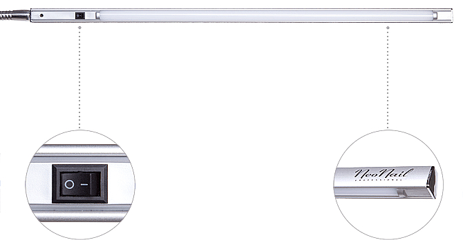 Бестеневая настольная лампа для маникюра - NeoNail Professional Table Lamp — фото N3