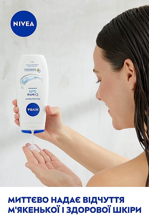 Гель-догляд для душу - NIVEA Creme Soft & Almond Oil Pure Care Shower — фото N8