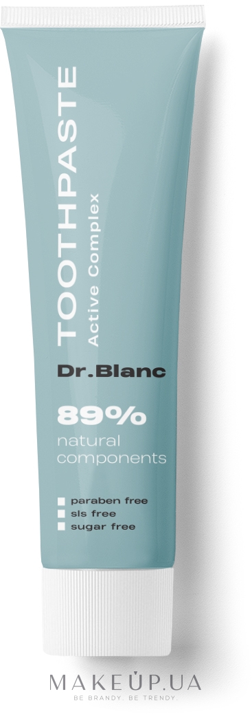 Зубная паста укрепляющая "Active Complex" - Dr.Blanc Toothpaste Blue — фото 60ml