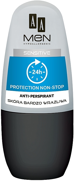 Шариковый дезодорант - AA Men Protection Non-Stop 24h Anti-Perspirant Sensitive