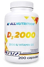Вітамін D3 - AllNutrition Vitamin D3 2000 — фото N3
