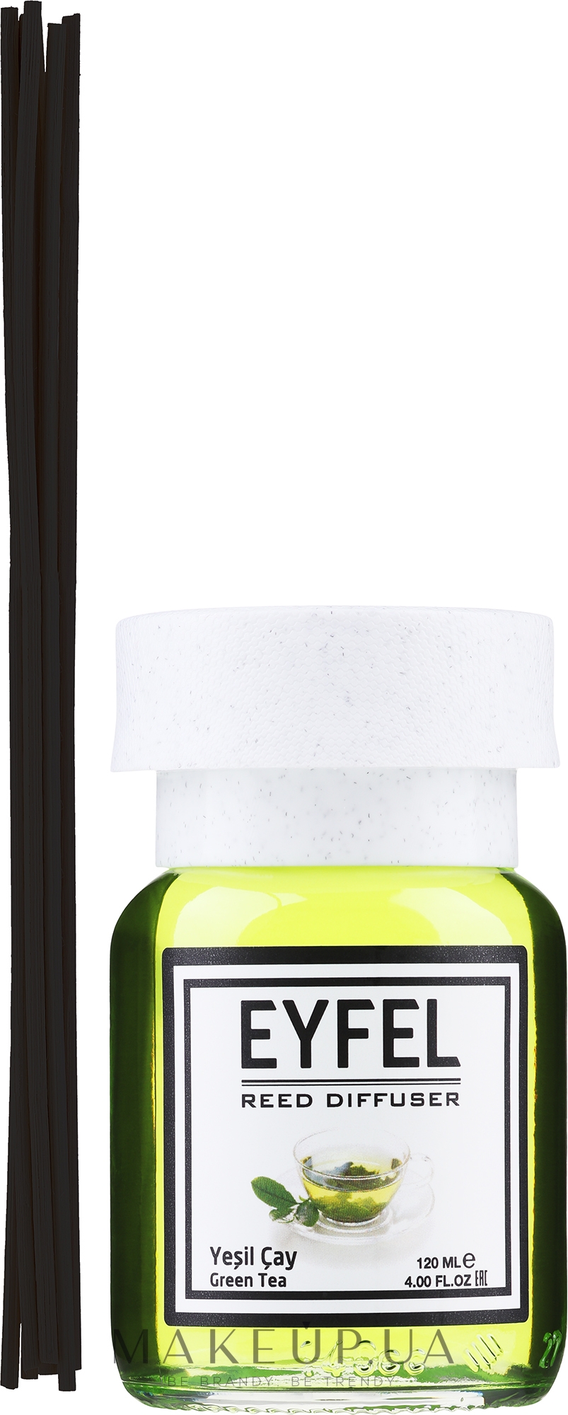 Аромадифузор - Eyfel Perfume Reed Diffuser Green tea — фото 120ml