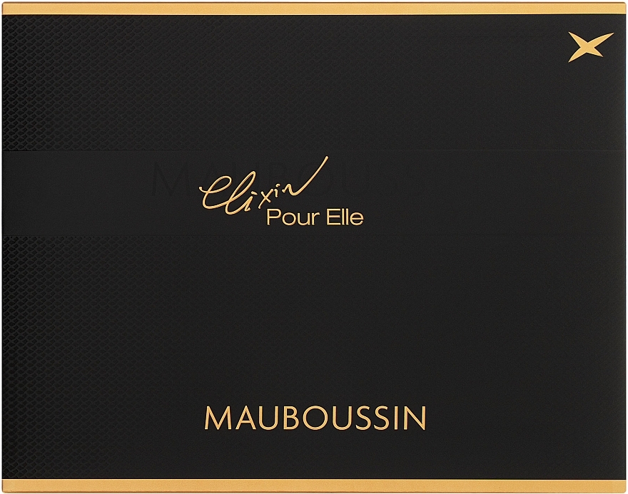 Mauboussin Elixir Pour Elle - Набор (edp/100ml + b/lot/100ml + sh/gel/100ml + pouch) — фото N1
