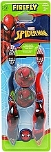 Парфумерія, косметика Набір дитячих зубних щіток з колпачками, 2 шт - Firefly Marvel Spiderman Toothbrush