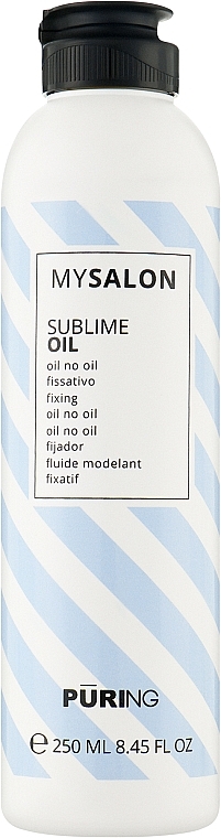Флюїд для моделювання волосся - Puring MySalon Sublime Oil — фото N1