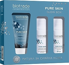 Парфумерія, косметика Набір - Biotrade Pure Skin Glow Box (face/wash/50ml + ton/20ml + cr/20ml)