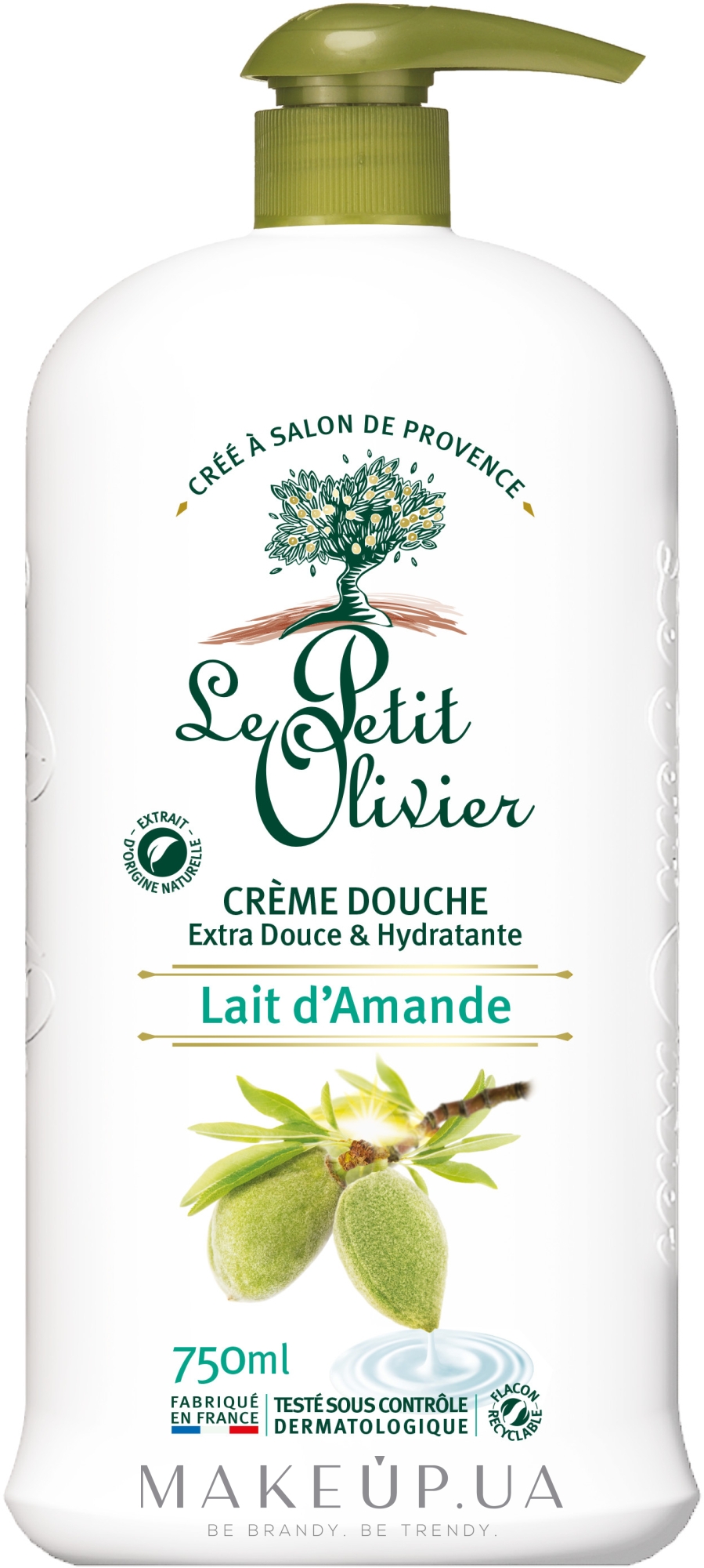 Крем для душу "Мигдаль-молоко" - Le Petit Olivier Extra Gentle Shower Creams — фото 750ml
