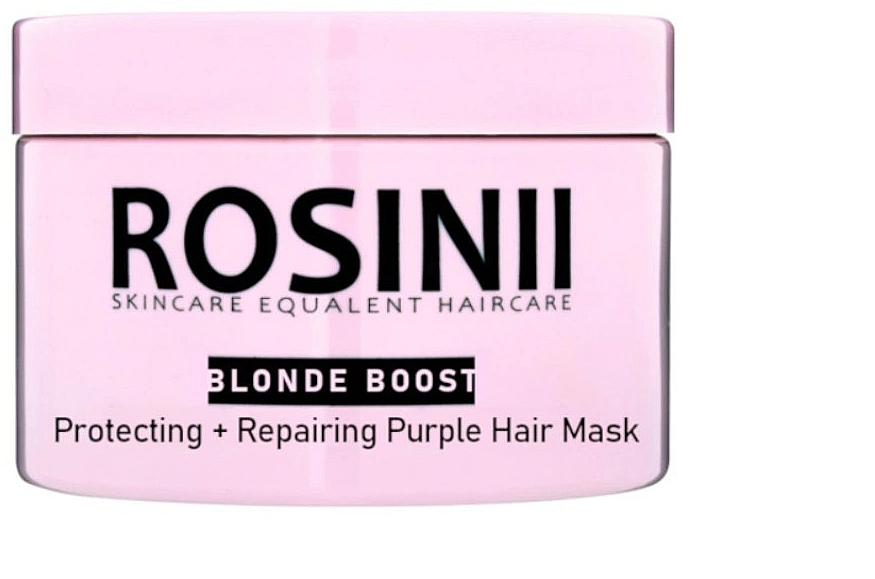 Захисна відновлювальна фіолетова маска для волосся - Rosinii Blonde Boost Protecting + Repairing Purple Hair Mask — фото N1