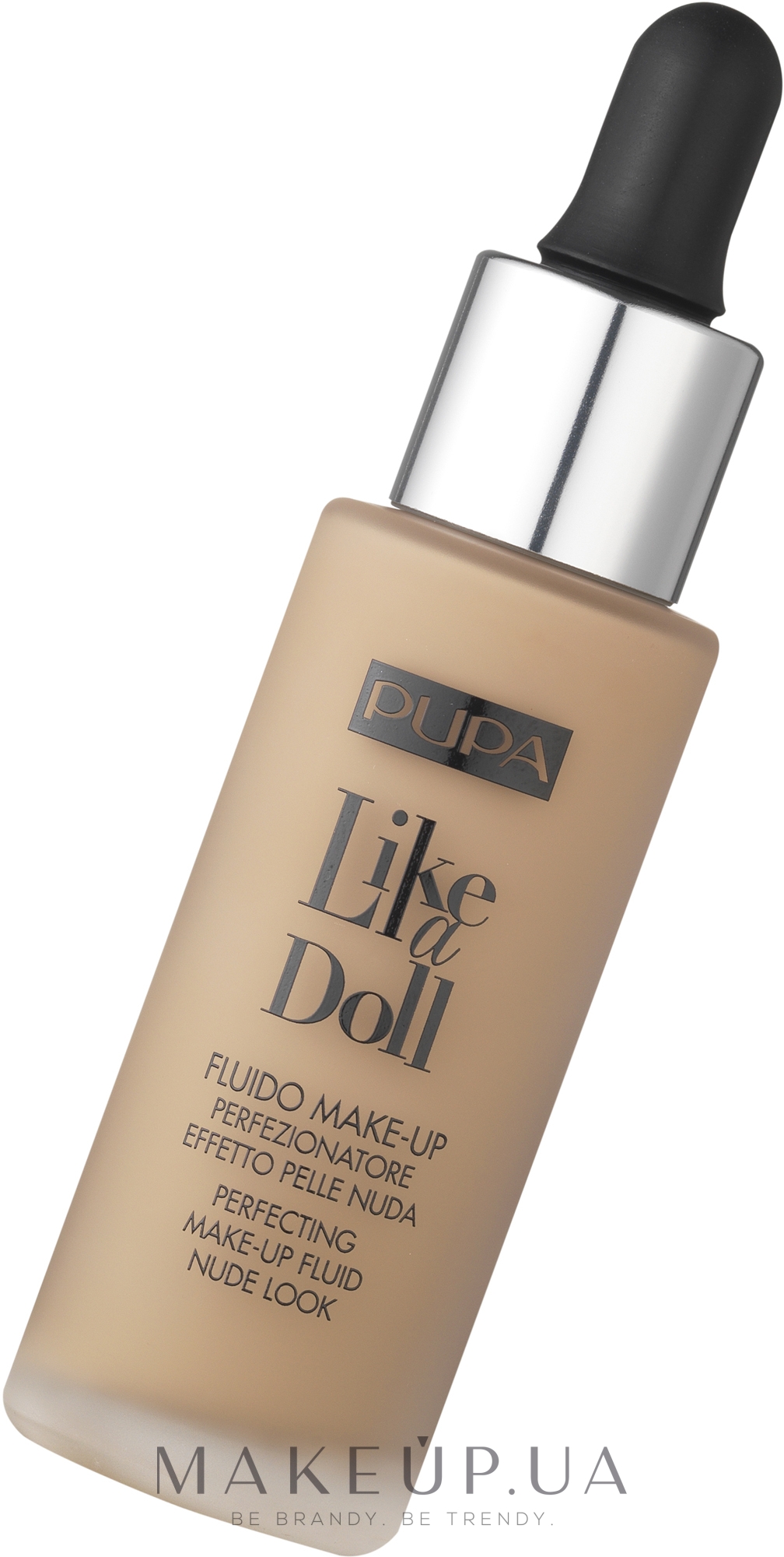 Pupa Like a Doll Perfecting Make-up Fluid Nude Look - Жидкая тональная основа: купить по лучшей цене в Украине | Makeup.ua