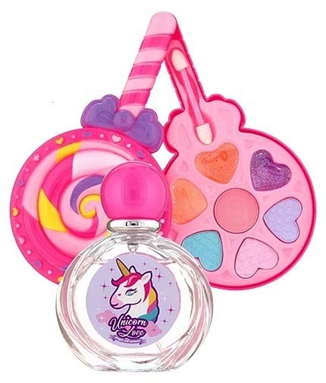 Набір - Lorenay Unicorn Love Gift Set (edt/50ml + eyeshadow palette) — фото N2