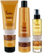 Парфумерія, косметика Набір Seliar Luxury - Echosline Seliar Luxury Shampoo (shmp/350ml + mask/300ml + oil/100ml)