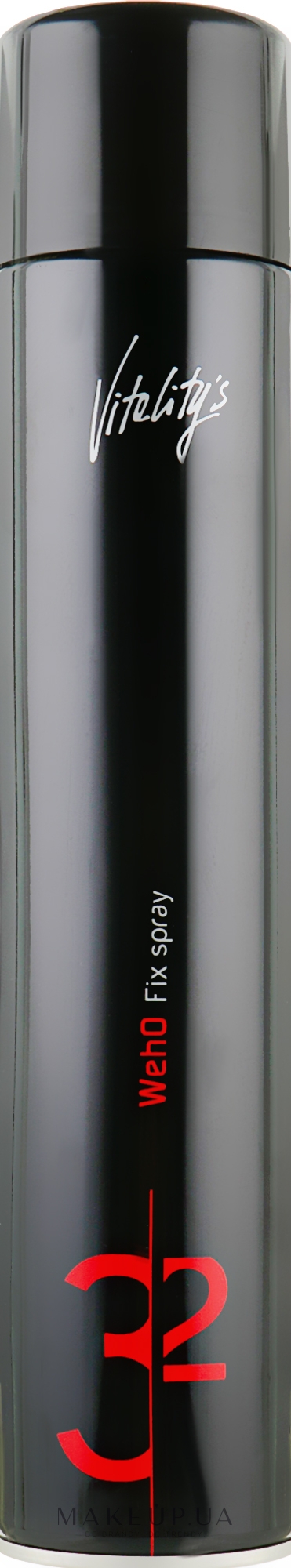 Лак-спрей сильной фиксации с УФ фильтром - Vitality's Weho Fix Spray — фото 500ml