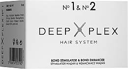 Система защиты и восстановления волос - Stapiz Deep Plex System (hair/emulsion/15ml + hair/emulsion/60ml) — фото N1
