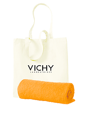 ПОДАРУНОК! Рушник у сумці - Vichy Sun Towel in Bag — фото N1