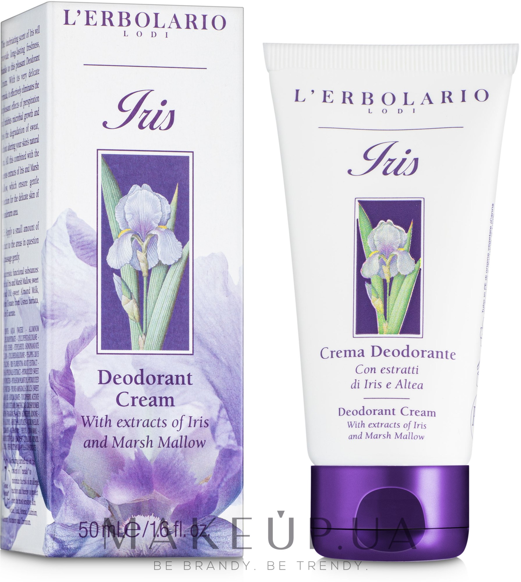 Крем-дезодорант "Ирис" - L'Erbolario Crema Deodorante Iris — фото 50ml